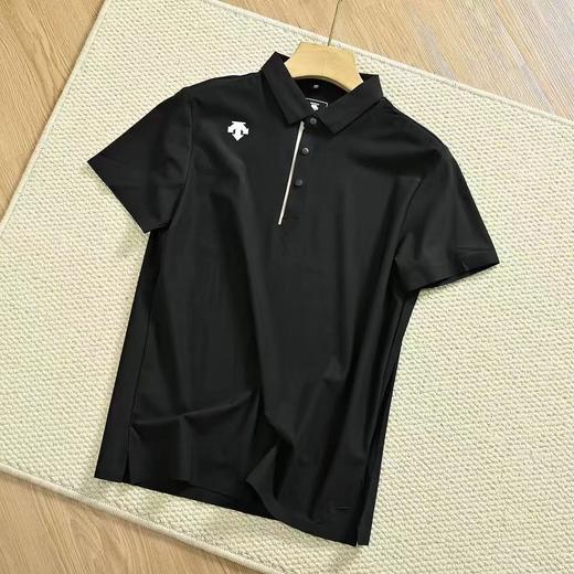 F030456夏新款男士商务休闲丝速干抗皱耐磨翻领凉爽细腻短袖Polo衫 商品图2