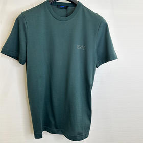 KITON 男士字母徽标圆领短袖T恤 绿色 UMM068805002