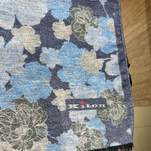 KITON 男士徽标围巾 混色 USCIACK0241H03000 商品图1