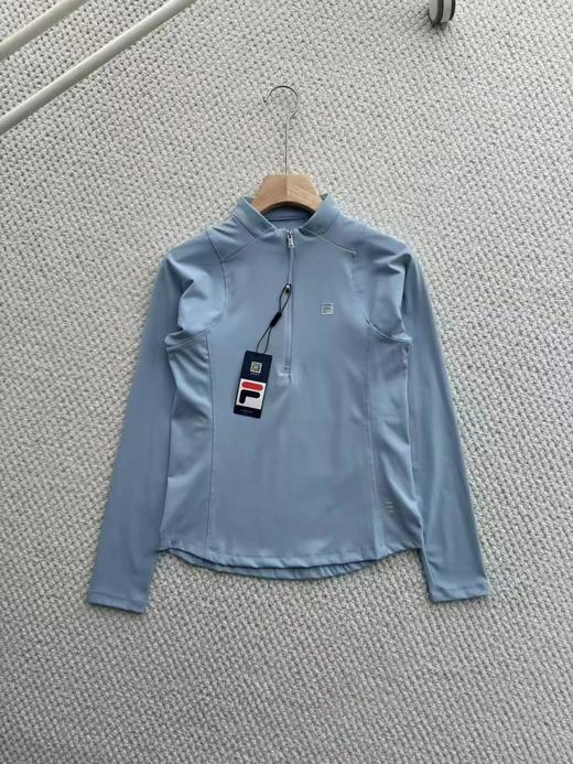 F030476立领青春减龄柔软亲肤收腰时髦长袖打底衣拼接剪裁上衣 商品图4