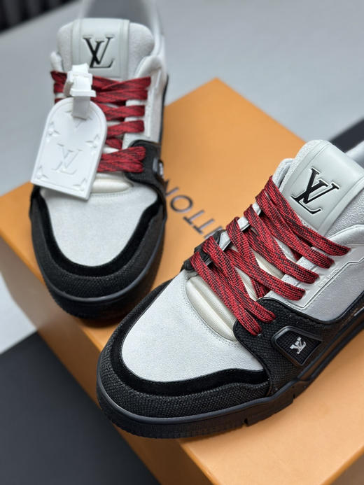 春季特惠💰650 LV 公司级 # 驴牌 Trainer 低帮休闲板鞋 商品图4