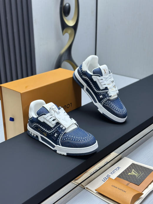 春季特惠💰650 LV 公司级 # 驴牌 Trainer 低帮休闲板鞋 商品图2
