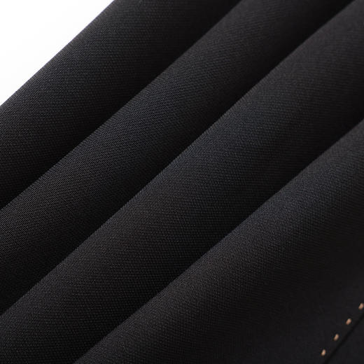 「高货wl」全新升级【铂金会员349/天猫469/差价120】(01521)洛诗琳气质短袖修身连衣裙2026春夏新款通勤收腰显瘦A字裙 商品图2