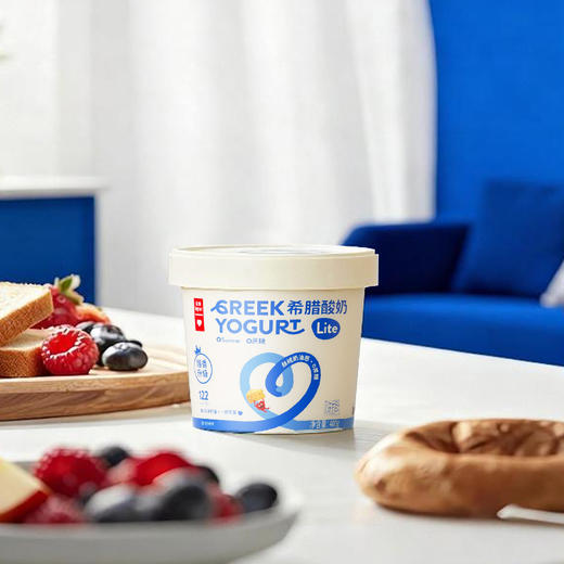 【顺丰包邮】乐纯 希腊酸奶桶装Lite（限糖原味/0蔗糖）400g/400g*2 商品图1