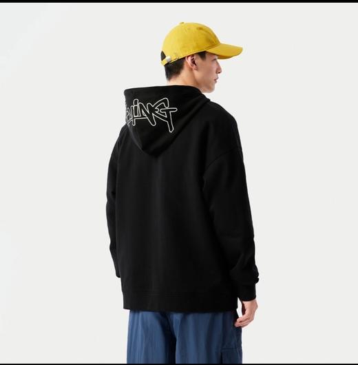 MJ｜李宁连帽卫衣男子新款涂鸦刺绣logo开衫拉链运动上衣AWDV391 商品图1