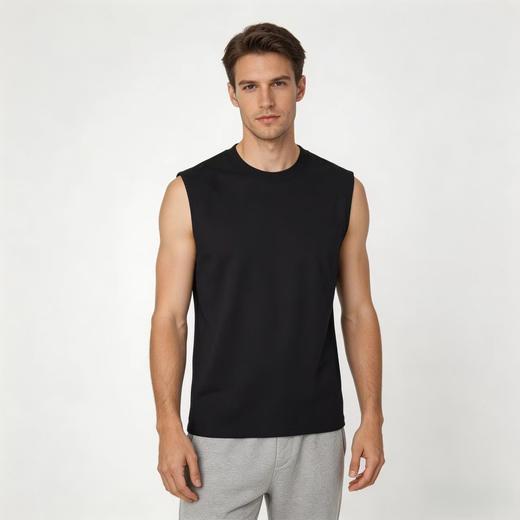 【防晒速干系列】SCHIESSER德国舒雅男士防晒速干运动休闲户外外穿宽肩背心39/27185V 商品图1