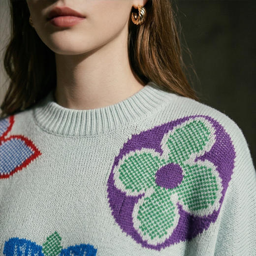 【咕咕同款】PALUOPO/PL圆领女衫ET20111R-A/约重430g帕罗 商品图2