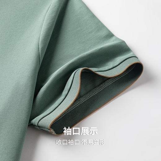 【含桑蚕丝】圣得西2026年夏季新款男士中青年多彩商务短袖polo衫 商品图7