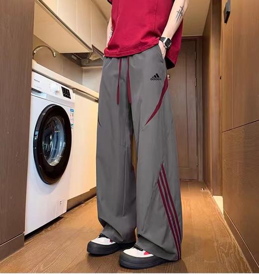 F030443新款高品质春舒适有型男女同款拼接潮流休闲裤长裤 商品图3