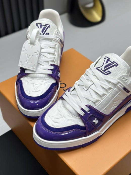 春季特惠💰650 LV 公司级 # 驴牌 Trainer 低帮休闲板鞋 商品图4