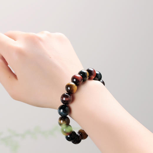 【福禄寿】三色虎眼石手串 商品图2