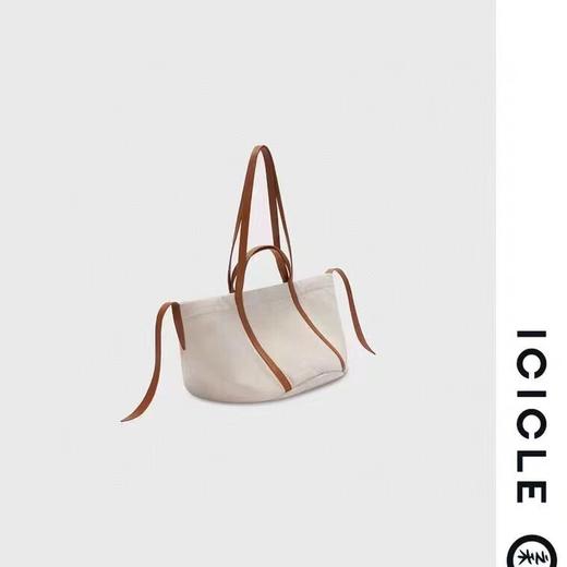 F030458帆布大容量简约实用柔软日常通勤风老钱度假风叶子包 商品图5