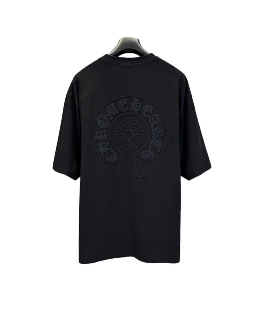 中性款刺绣短袖T恤he009 商品图1