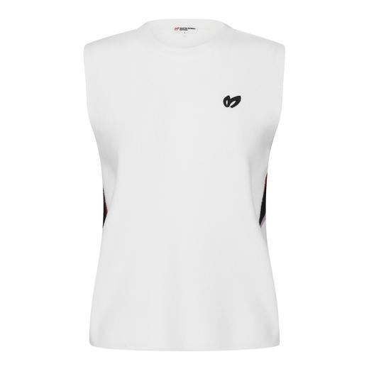 兔耳朵🐰家新款女士针织背心来了！市场高品质❗️采用撞色简约设计，纱线柔软触感，细腻亲肤，经典版型 不挑身材 。胖瘦皆🉑️，搭配亮色条纹点缀秋冬季上身超美，尽显气质！ 商品图0