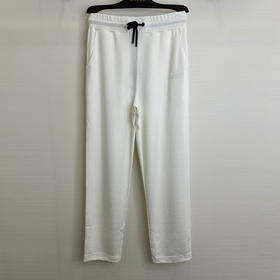 KITON 男士字母徽刺绣休闲裤 白色 UMM069203000