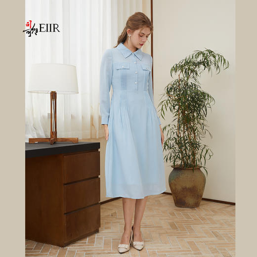 司歌衬衫连衣裙长袖显瘦春秋A921117Y 商品图1