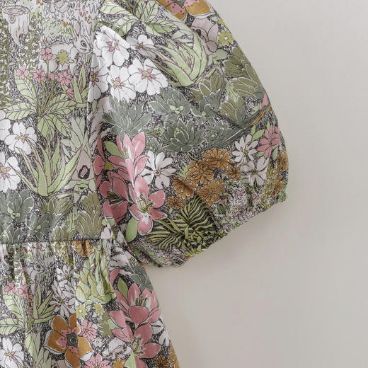 马克珍妮荟林山野女童纯棉连衣裙2026年夏装新款561036 商品图4