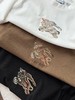BUR 26新品战马刺绣标圆领短袖男女同款T恤 商品缩略图2