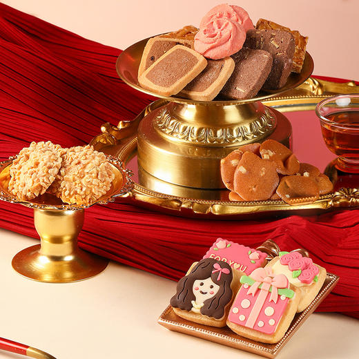 【缤纷曲奇·女神款】悠享时38女神节女王节限定黄油曲奇饼干礼盒装送闺蜜送女友送妈妈礼物特产伴手礼300g 商品图2