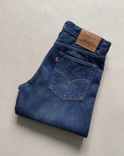 【cr1】男子基础款蓝色水洗牛仔长裤！！ 商品图0