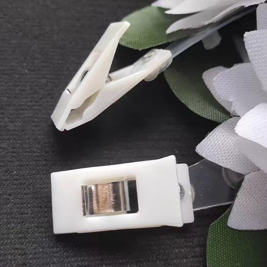 白事胸花追悼会葬礼丧葬殡仪殡葬用品胸前小白花 商品图4