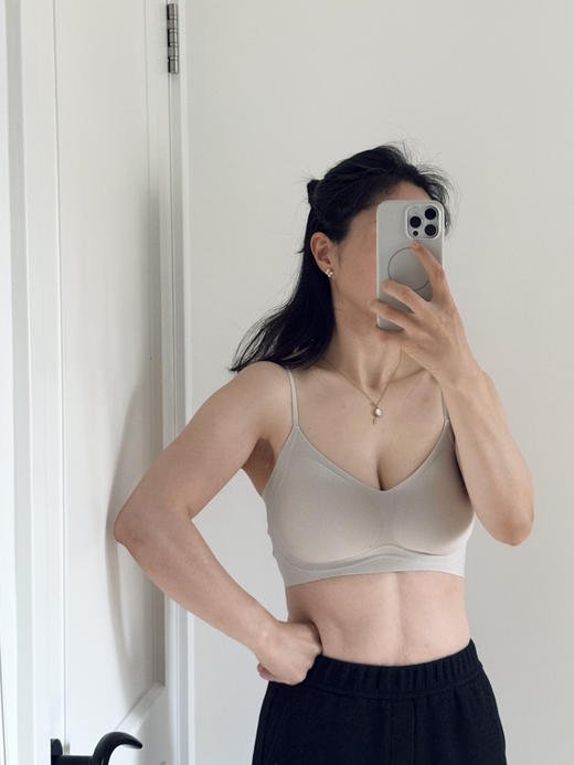 26无痕无钢圈——天丝莫代尔细肩带【套头】支撑文胸内衣 商品图2