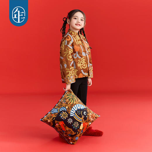 【盛世跃马抱枕】年衣童装抱枕25年新品原创中式国风生肖马年靠枕 商品图2