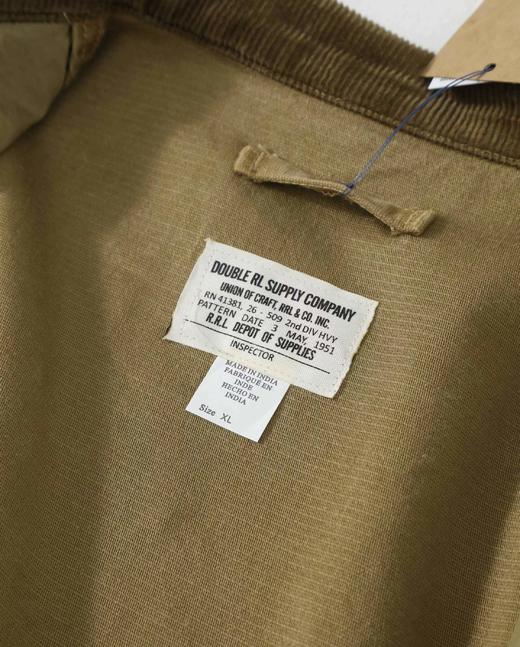 F030444三色齐发灯芯绒领拉链复古舒适工装甲板服外套夹克 商品图8