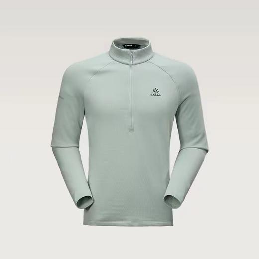 F030485春款半开功能长袖T恤速干透气吸湿排汗轻量打底衫 商品图6