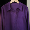 【99特惠】葡萄紫灯芯绒全棉衬衫，全棉灯芯绒，手感柔和厚实。显白、高级、百搭，2个尺码，80-140斤都能穿【3-7天发货，周末顺延】【G】 商品缩略图2
