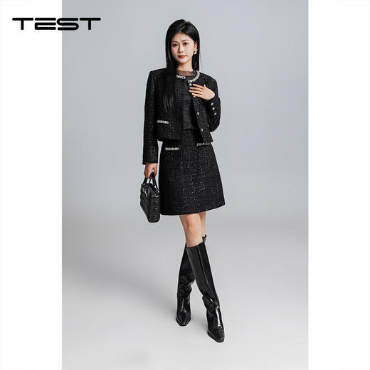 春上新两件套小洋装气质小香风套装裙4261004 商品图0