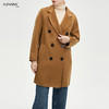 【淘衣节专享】阿菁娜纯羊毛气质高级感显瘦双面呢大衣F30D211015 商品缩略图0