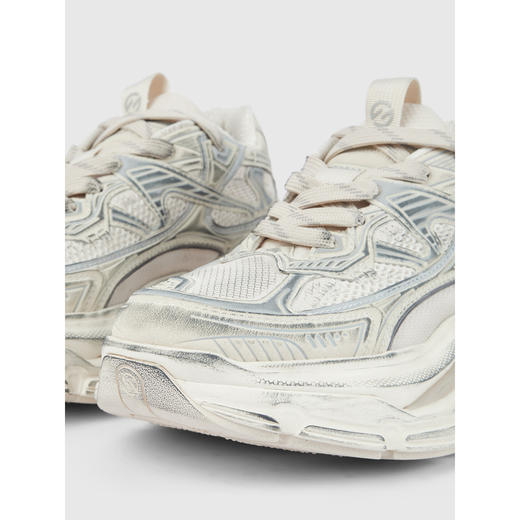 GXG通勤男鞋  做旧做脏擦色复古老爹鞋潮鞋休闲好搭G25X502001 商品图4