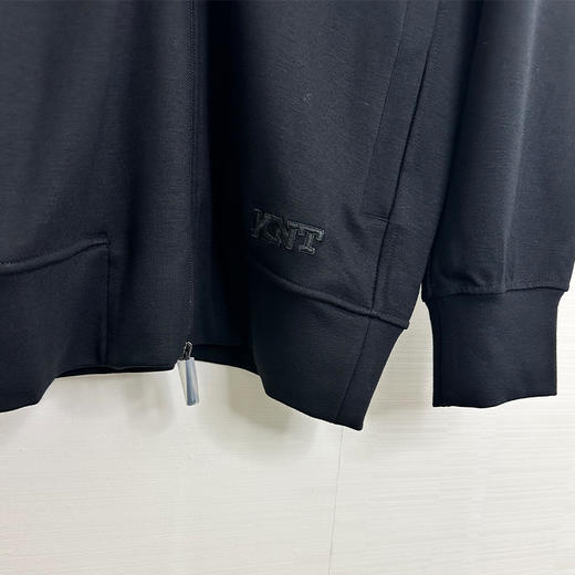 KITON 男士字母徽贴片长袖外套 黑色 UMM069004009 商品图2