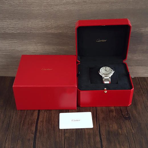 【95新】CARTIER 卡地亚WSBB0049自动机械机芯日期显示42MM（男款）蓝气球系列精钢150226NJT13 商品图1