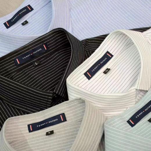 F030405高密度牛津纺面料舒适亲肤春款立体裁剪男士长袖条纹长袖衬衫 商品图6