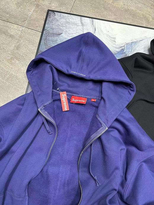 F030406联名款袖子眼睛印花图案休闲宽松连帽拉链卫衣外套男女同款 商品图9