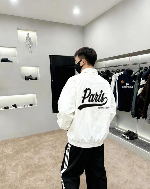 F0304126男女日常超宽松小高立领下摆松紧束腰设计网布冲锋衣外套 商品图4