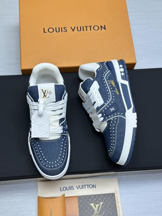 春季特惠💰650 LV 公司级 # 驴牌 Trainer 低帮休闲板鞋 商品图7