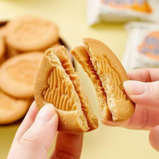 【无糖】益生元猴头菇小米饼干奶香酥脆营养代餐早餐粗粮高膳食糕点800克/盒 商品图3