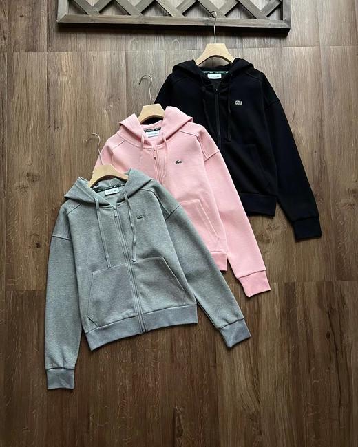 F030469女装新款柔软时尚舒适连帽衫小短款设计拉链卫衣外套 商品图0