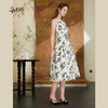 司歌水墨花无袖背心收腰连衣裙A911278X 商品缩略图3