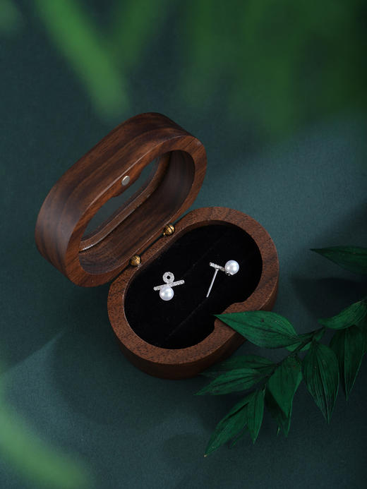 子佩集【百分之爱】银S925珍珠惜王妃耳钉【QJED005】百分号2602 商品图3