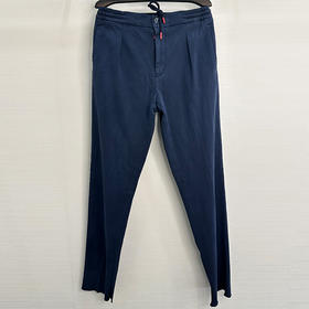 KITON 男士字母徽标刺绣休闲裤 蓝色 UP1LACK0103H02000