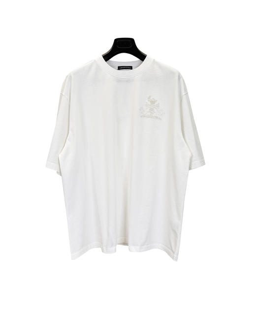 中性款刺绣短袖T恤ba009 商品图0