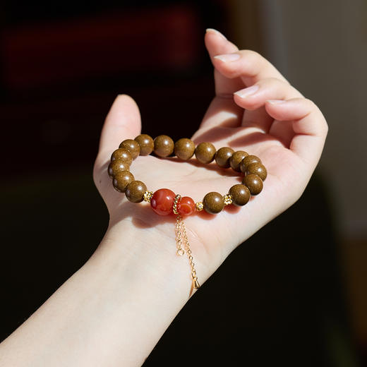 【葫芦·鹅梨帐中香葫芦手串】敦煌福泽古法合香珠手链串珠女轻奢高级感中草药材国风文玩手串手饰 商品图1