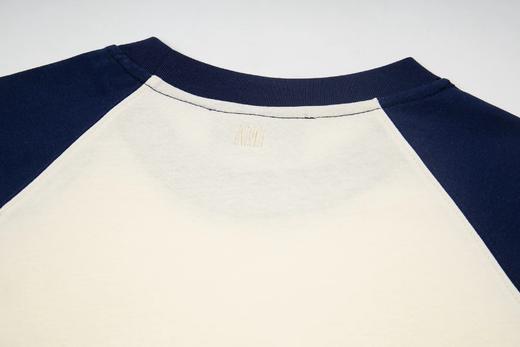 F0304115新动漫爱心毛巾绣贴布绣拼色插肩袖圆领情侣短袖T恤 商品图13