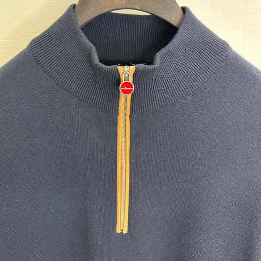 KITON 男士长袖针织衫 蓝色 UMK0524K346000 商品图2