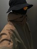 F030482户外拼色连帽男款徒步登山防风防水夹克外套 商品缩略图6