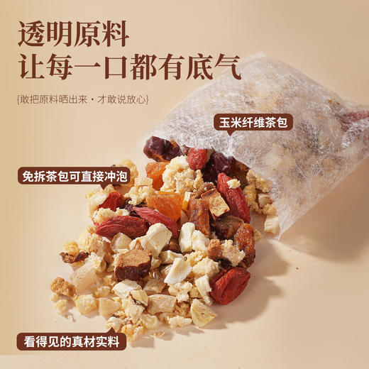 【云优选】福心照 黄芪桂圆茶 雪梨丁麦冬红枣枸杞办公室茶包 商品图2